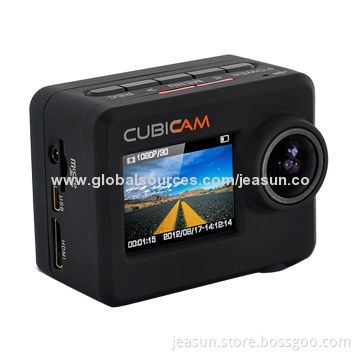 1,080p HD action sport video camera with 50 meter waterproof